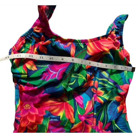 Vintage Lands End Womens Regular One-Piece Swimsuit Size 14 NWT - Picture 8 of 15